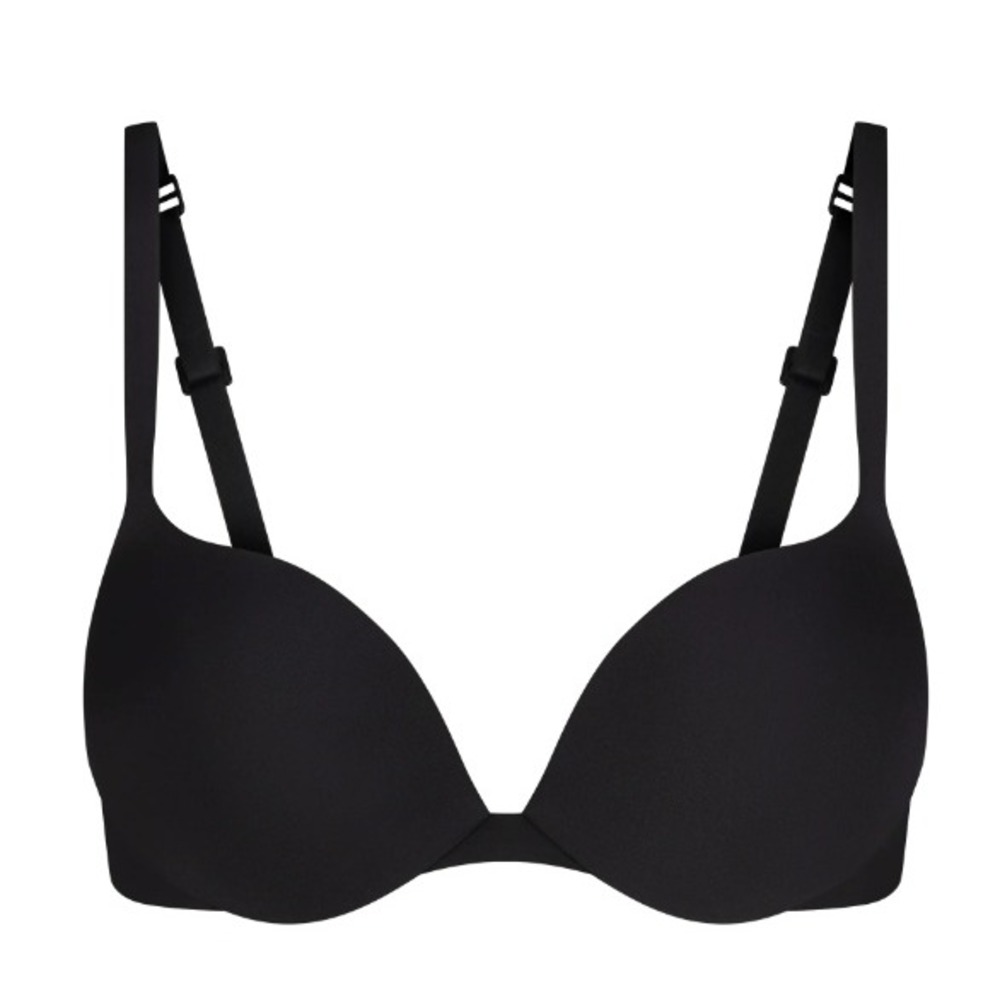 Skims Ultimate T-Shirt Bra Onyx Black BR-LIG-12173W 38DDD